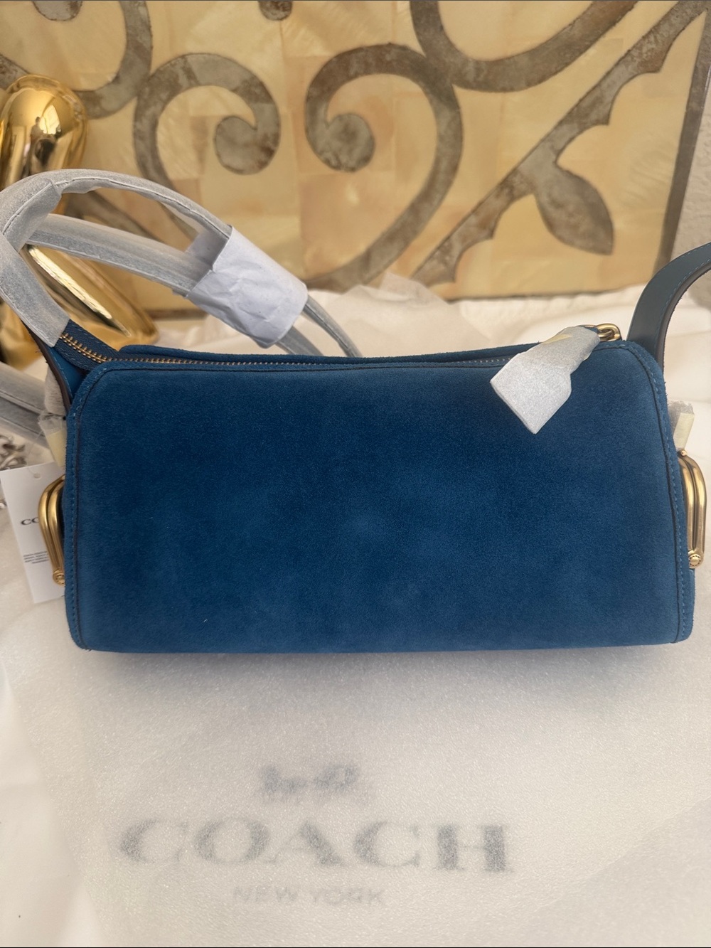 Coach Bluejay Turnlock Haversack Bag 27 - Picture 6 of 14